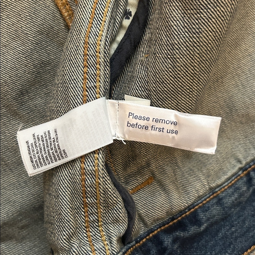 NWT Lucky Brand x Lot Stock & Barrel Denim Jacket Skull Above Below Embroidered - Picture 8 of 11